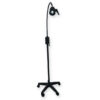 Lámpara de exploración LED sobre carro LUMINA GIMA | Luz fría 6.000 K, brazo flexible 360° y base con freno (Ref. 49035)