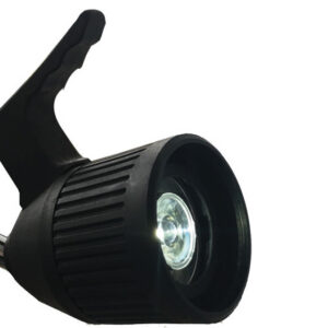 Lámpara de exploración LED sobre carro LUMINA GIMA | Luz fría 6.000 K, brazo flexible 360° y base con freno (Ref. 49035)