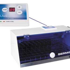 Lámpara Germicida UV GERMY GIMA PLUS 30 W con Temporizador – Armario Esterilizador para Instrumental 96×24×20 cm (Ref. 35742)