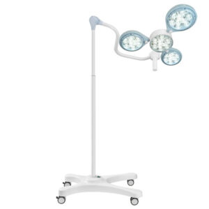 Lámpara Quirúrgica LED QUATTROLUCI GIMA sobre carro móvil – 160.000 lux, CRI 94, 36 LED (Ref. GM49150)