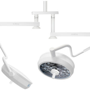Lámpara Scialítica Quirúrgica LED de Techo Doble Pentaled 30E Light – GIMA (Ref. 49234) | 30 LED, 160.000 Lux, E-View y EndoLed
