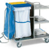 LAUNDRY TROLLEY - stainless steel