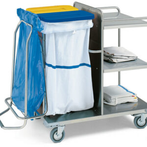 LAUNDRY TROLLEY - stainless steel