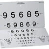 LEA NUMBERS 15-LINE DISTANT CHART - 3 m (10 feet)