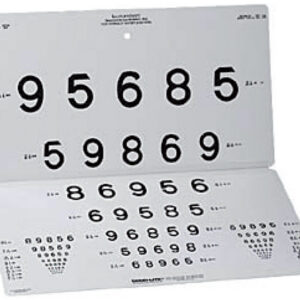 LEA NUMBERS 15-LINE DISTANT CHART - 3 m (10 feet)