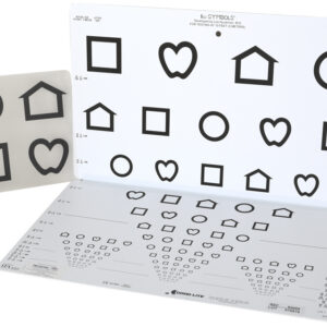LEA SYMBOLS 15-LINE DISTANT CHART - 3 m(10 feet)