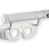 LED BATTERY OPERATED NYSTAGMUS SPECTACLES - white