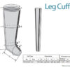 LEG CUFF L - 6 CHAMBERS - spare for 28441