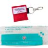 LIFE KEY MASK KEYRING RED