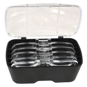 Lupa frontal con iluminación LED y cinta para la cabeza con 5 lentes intercambiables – GIMA (Ref. 31168)