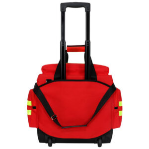 Maletín-Bolsa de Emergencias con Trolley Smart Trolley Bag GIMA – Mediana, color rojo, 56 x 32,5 x 49 cm (Ref. 27154)