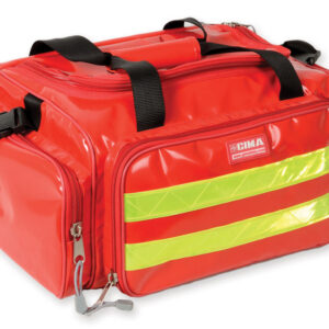 Maletín de Emergencias Bolsa PVC - 35x45xh21 cm con Compartimento Central y 4 Bolsillos, Resistente al Agua | GIMA (Ref. GM27166 / GM27167)