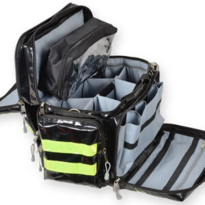 Maletín de Emergencias Profesional Smart Bag GIMA | Bolsa Médica en Lona de PVC con Compartimentos Modulares, Bolsillos Externos y Fondo Impermeable | Ref. GM27155-F