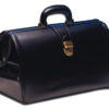 Maletín Médico de Piel SUPER TEXAS GIMA – Bolsa de Visita con Bolsillo Exterior, Cremallera Interior y Cierre de Doble Cerradura para Urgencias y Emergencias | Ref. GM27115-F
