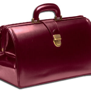 Maletín Médico de Piel SUPER TEXAS GIMA – Bolsa de Visita con Bolsillo Exterior, Cremallera Interior y Cierre de Doble Cerradura para Urgencias y Emergencias | Ref. GM27115-F