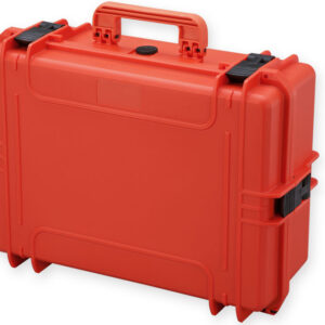 Maletín rígido GIMA CASE 500 con espuma interior – Naranja, IP67, 500 x 350 x 194 mm | Ref. 27228