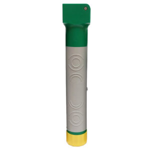 Mango de laringoscopio LED de fibra óptica (F.O.) monouso "RTU" (listo para usar) 145 kLux pediátrico – GIMA, con batería precargada, caja de 10 uds. – Sistema Green ISO 7376 – Ref. GM58018