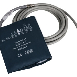 Manguito de presión arterial NIBP para monitores GIMA K12 y K15 – Talla adulto 21 x 35 cm – Recambio (Ref. GIMA 35313)