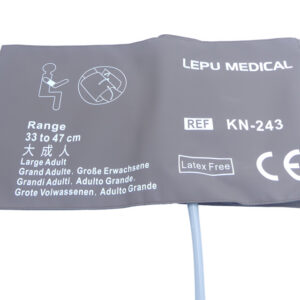 Manguito de Presión Arterial No Invasiva (NIBP/PANI) Adulto Grande 33-47 cm para Monitor de Signos Vitales GIMA 54400 y 54405 - Ref. 54414 (SKU GM54414)