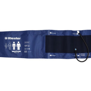 Manguito de Tensiómetro Riester Adulto Grande (L-XL) con Velcro 32-52 cm y Conector — Recambio Original para Esfigmomanómetro 164 / 49960-1 (Ref. 49966)