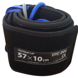 Manguito doble antipellizco GIMA 57 x 10 cm, brazo talla M, azul – Repuesto para torniquetes neumáticos DTS-2000 y DTS-3000