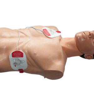 Maniquí de Entrenamiento RCP AmbuMan Sam GIMA – Simulador Adulto de Soporte Vital Básico (BLS) con Sistema Higiénico, Indicador de Posición de Manos y Entrenamiento DEA (Ref. 34046)