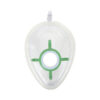 Mascarilla de Anestesia Facial Desechable con Cojín de Aire Inflable, Talla N.º 4 Adulto, Verde – Libre de Látex | GIMA (Ref. 57704 / SKU GM57704)