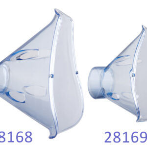 Mascarilla de nebulizador sin elástico GIMA – Talla adulto (GM28168) y pediátrica (GM28169)