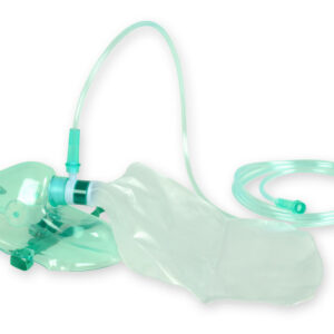 Mascarilla de oxigenoterapia de alto flujo para adulto con tubo de oxígeno y clip nasal ajustable – GIMA (Ref. GM34168)