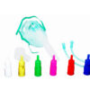 Mascarilla de Oxigenoterapia Tipo Venturi de Concentración Variable para Adultos | Kit de 7 Adaptadores de Colores, Tubo Corrugado 15 cm y Prolongación 200 cm | Caja 50 uds | Ref. GM34170-F