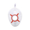 Mascarilla facial de anestesia desechable N.º 3 niño/grande con cojín de aire inflable | Libre de látex | Ref. GIMA 57703 (GM57703)