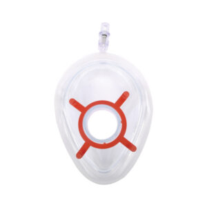 Mascarilla facial de anestesia desechable N.º 3 niño/grande con cojín de aire inflable | Libre de látex | Ref. GIMA 57703 (GM57703)