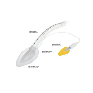 Mascarilla Laríngea con barras elevadores de epiglotis. Tamaño 4.0 Adulto M