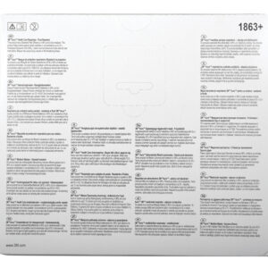 Mascarilla respiratoria 3M™ Aura™ 1863+ FFP3 NR D Tipo IIR – Caja de 20 uds (EN 149 y EN 14683, EPI Cat. III)