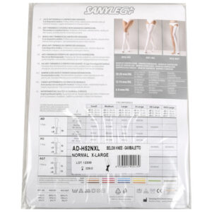 Media antiembólica por debajo de la rodilla con abertura de inspección – Longitud 38-43 cm – Compresión 18-20 mmHg – GIMA