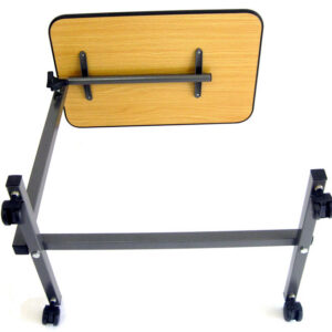 Mesa de Cama Auxiliar de Acero con Altura y Ángulo Regulables y Ruedas con Freno – GIMA 27448