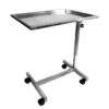 Mesa de Mayo de acero inoxidable con base en H, altura regulable 81-125 cm – GIMA (Ref. 45828)