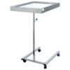 Mesa de Mayo en acero inoxidable forma de U con bandeja extraíble y altura regulable 90-115 cm – GIMA (Ref. 45830)