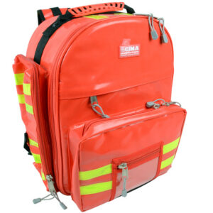 Mochila de Emergencias GIMA 12 con Recubrimiento de PVC – Kit de Urgencias Completo (40 x 25 x 47 cm)