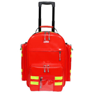 Mochila de Emergencias PVC con Trolley LOGIC 2 – GIMA (Ref. 27173) · 49 x 31 x 57 cm