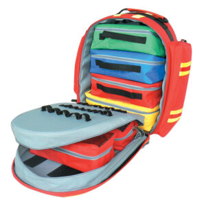 Mochila Médica de Urgencias LOGIC 2 Rucksack GIMA – Poliéster 600D Hidrófugo – Tamaño Grande 40x25x47 cm (Ref. 27171)