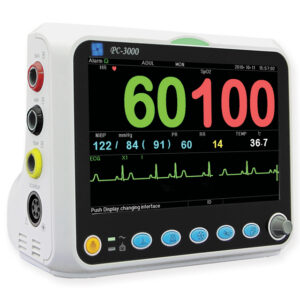 Monitor de signos vitales multiparámetro GIMA PC-3000 (Ref. 35134) – ECG, SpO2, NIBP, 2-TEMP y RESP