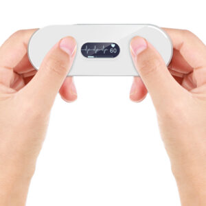 Monitor ECG portátil de mano DuoEK™ S – Electrocardiógrafo personal con pantalla OLED y Bluetooth 4.0 (GIMA, Ref. 33238)