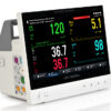 Monitor Multiparamétrico de Signos Vitales AIVIEW V10 – Pantalla Táctil de 11,6" con ECG de 5 Derivaciones, SpO2, NIBP, Temperatura y Respiración (Ref. 54500, Marca GIMA)