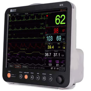Monitor Multiparamétrico GIMA K15 Touchscreen 15" con ECG de 5 derivaciones, 2 IBP y EtCO2 (Ref. GM35310)