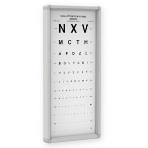 "MONOYER" CHART - 3 m - not illuminated
