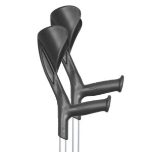 Muletas de Codo Evolución de Aluminio con Empuñadura Ergonómica – GIMA (Par, Referencias GM43100 / GM43101 / GM43103)