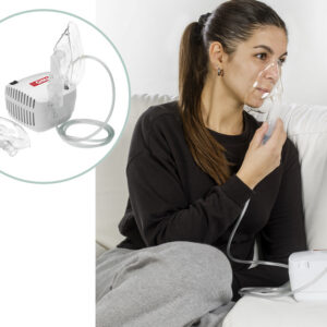 Nebulizador de Compresor GIMA Smart Nebulizer (Ref. 28123) para Aerosolterapia Doméstica | Asma, Alergias y Afecciones Respiratorias | Adulto y Niño