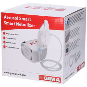 Nebulizador de Compresor GIMA Smart Nebulizer (Ref. 28123) para Aerosolterapia Doméstica | Asma, Alergias y Afecciones Respiratorias | Adulto y Niño
