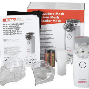 Nebulizador de Malla Vibratoria Portátil GIMA Mesh Nebulizer (Ref. 28066) | 2 Pilas AA o USB | Adulto y Niño